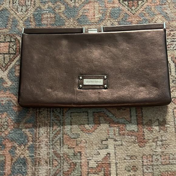 Charles David Bronze Clutch - Picture 9 of 9
